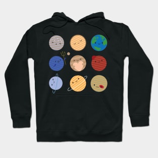 Kawaii Solar System Hoodie